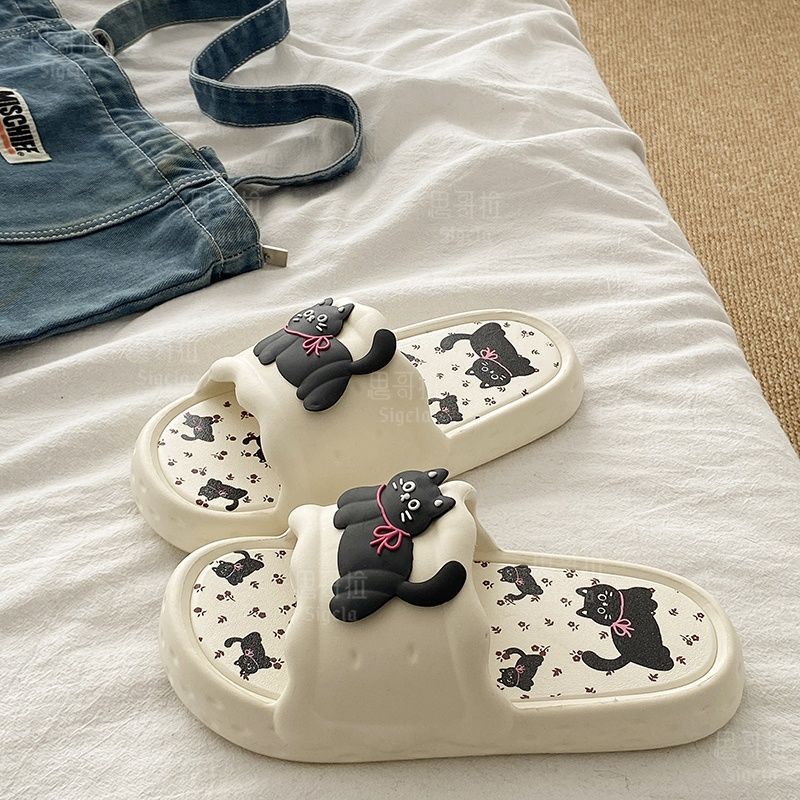 Printting Cute Bear Women Slip - Flip Flop Beach Men avaliação e preço