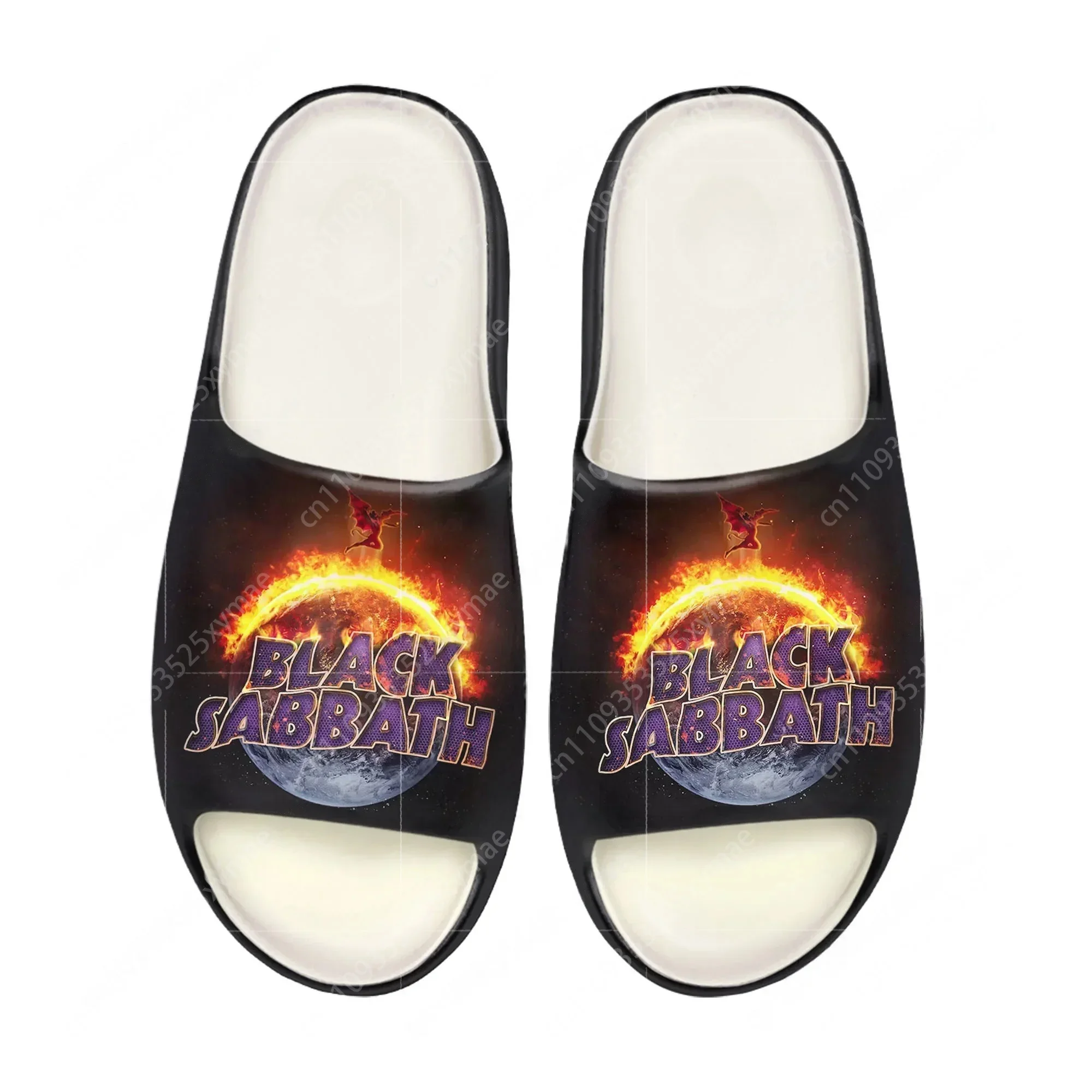 Black Heavy Metal Band Sabbath - Men Shoes Office avaliação e preço