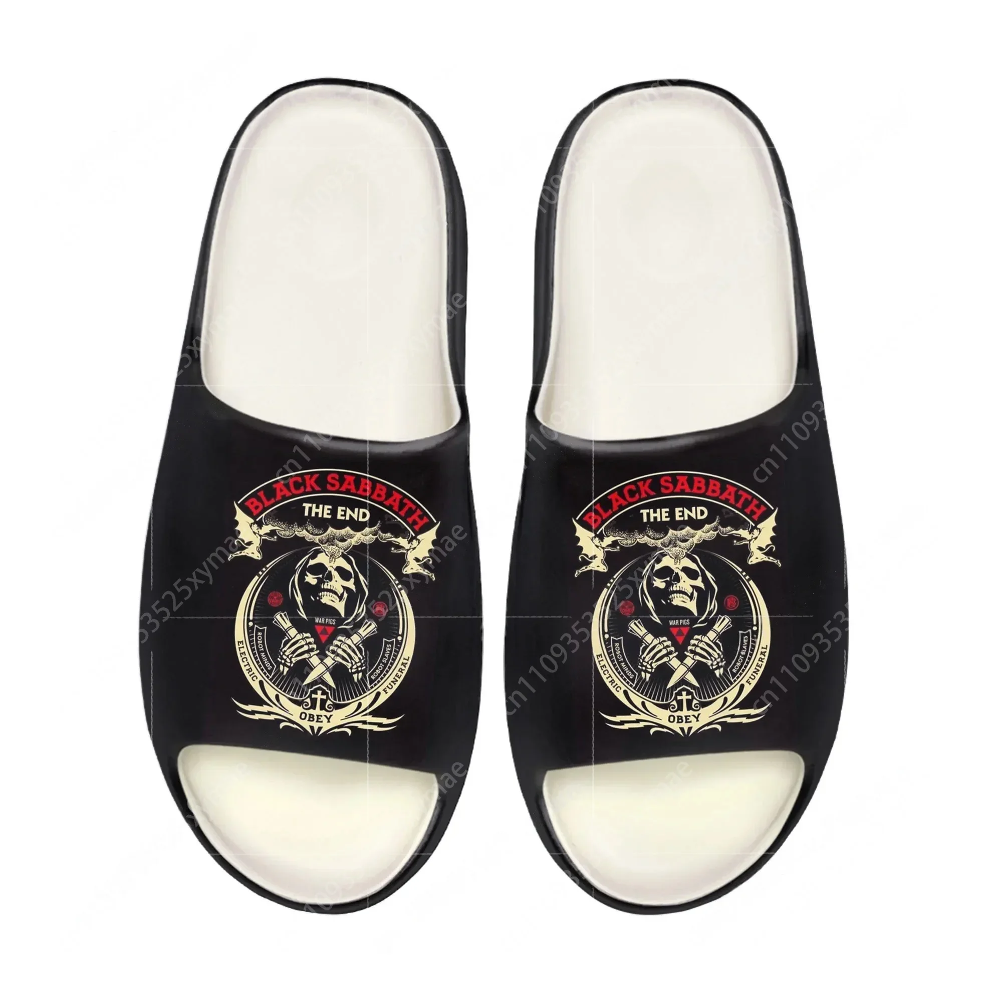 Black Heavy Metal Band Sabbath - Men Shoes Office avaliação e preço