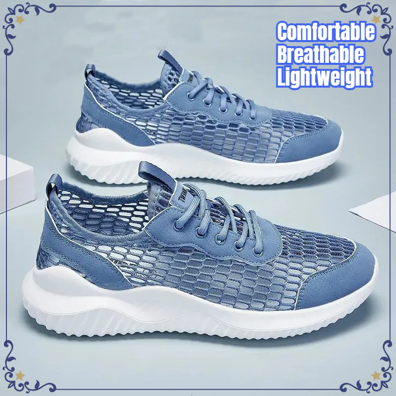 New Summer Men Hollow Mesh Sho - Men'S Shoes Brogues avaliação e preço
