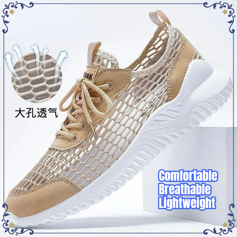New Summer Men Hollow Mesh Sho - Men'S Shoes Brogues avaliação e preço