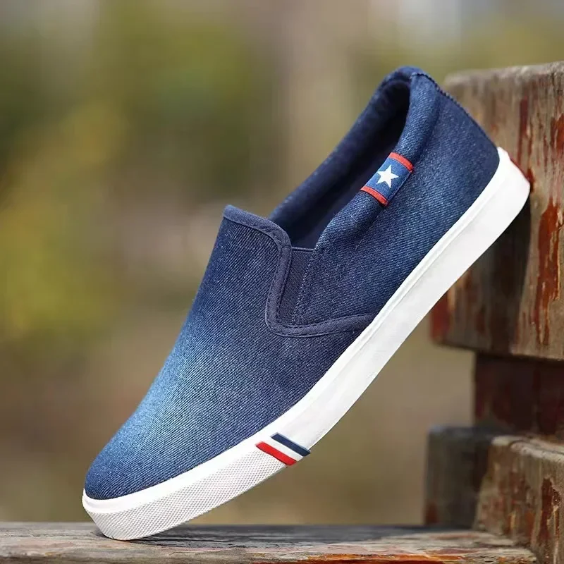 Denim Men's Canvas Shoes Slip- - Men Shoes Vans avaliação e preço