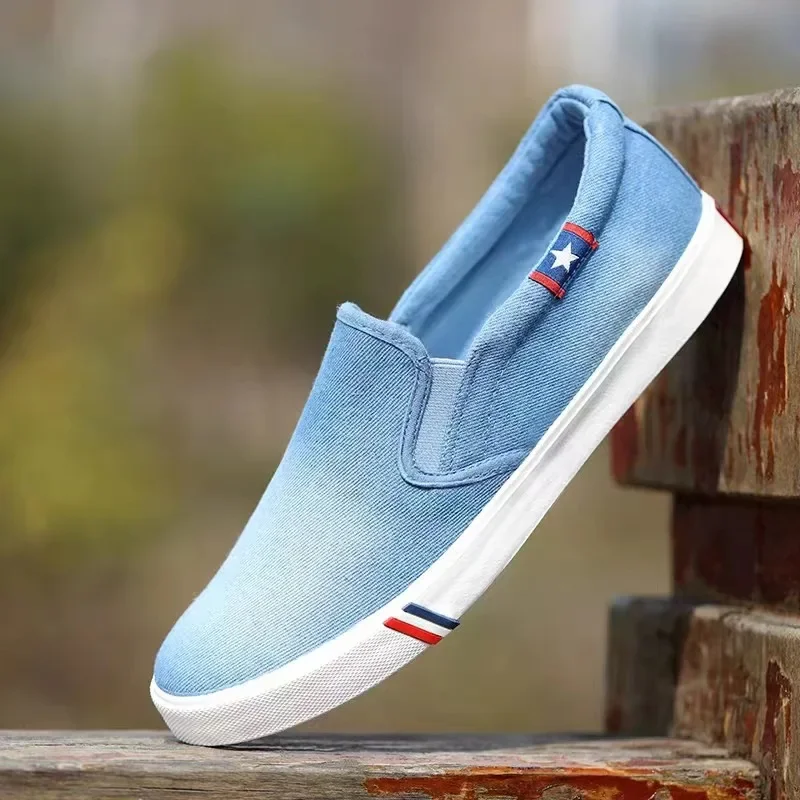 Denim Men's Canvas Shoes Slip- - Men Shoes Vans avaliação e preço