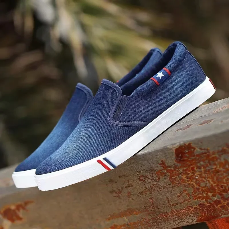 Denim Men's Canvas Shoes Slip- - Men Shoes Vans avaliação e preço