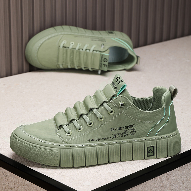 Green Men Casual Shoes Ice Sil - Men'S Shoes Green And White avaliação e preço