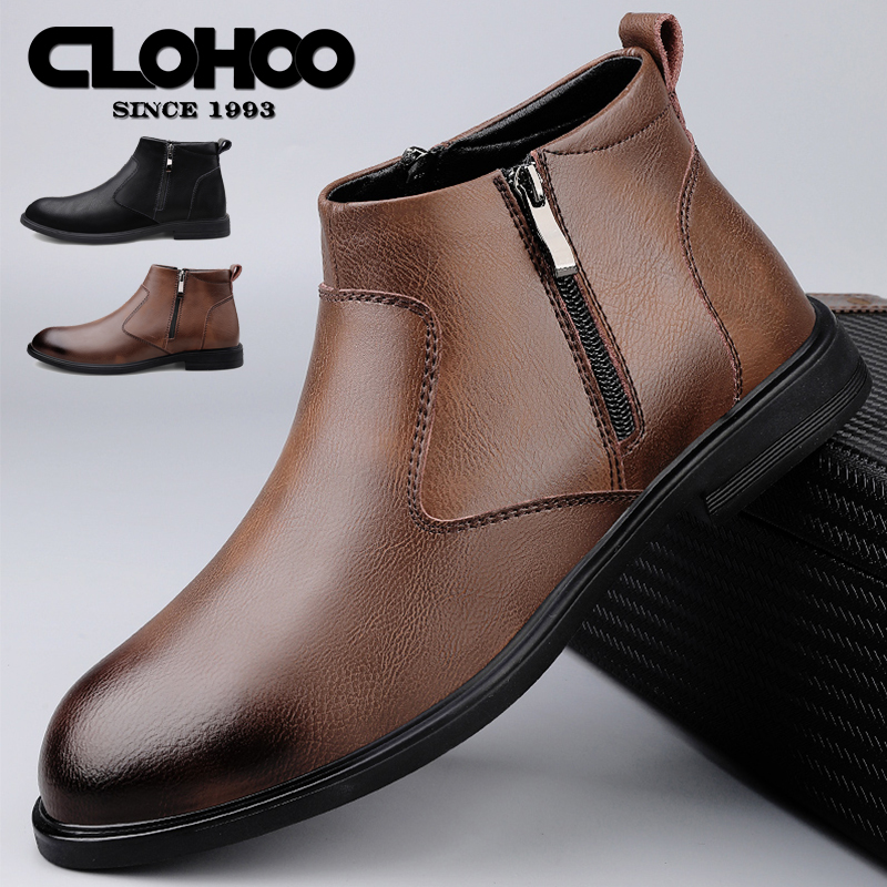 CLOHOO Handmade Men's Boots Bu - Men'S Shoes Hugo Boss avaliação e preço