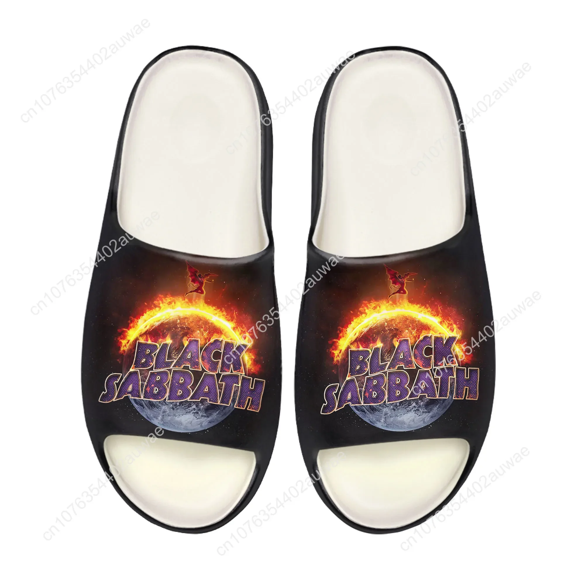 Black Heavy Metal Band Sabbath - Men Shoes Office avaliação e preço