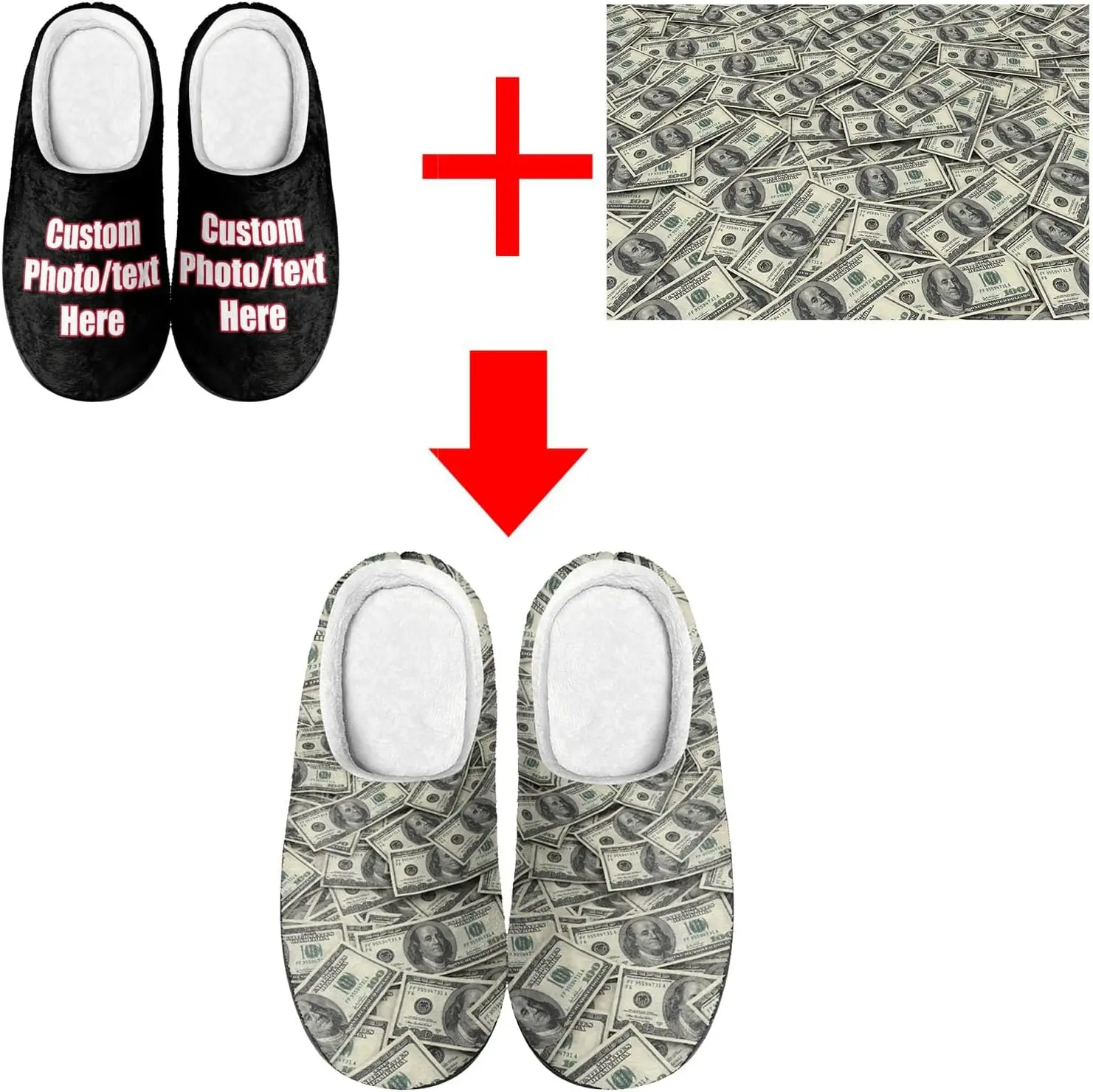 Custom Plush Slippers Men Wome - Men Shoes Designer avaliação e preço