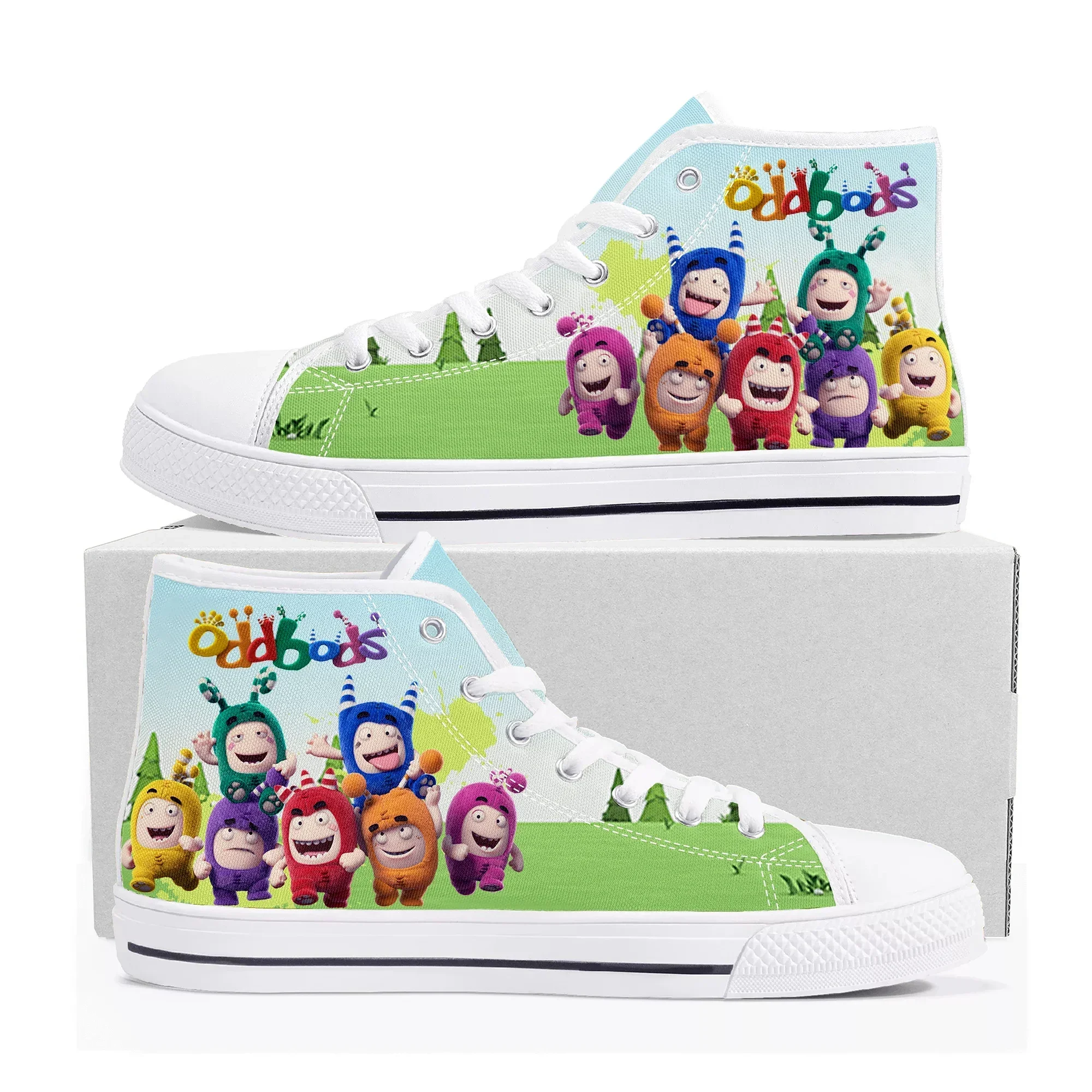Oddbods High Top Sneakers Mens - Men Shoes Singapore avaliação e preço