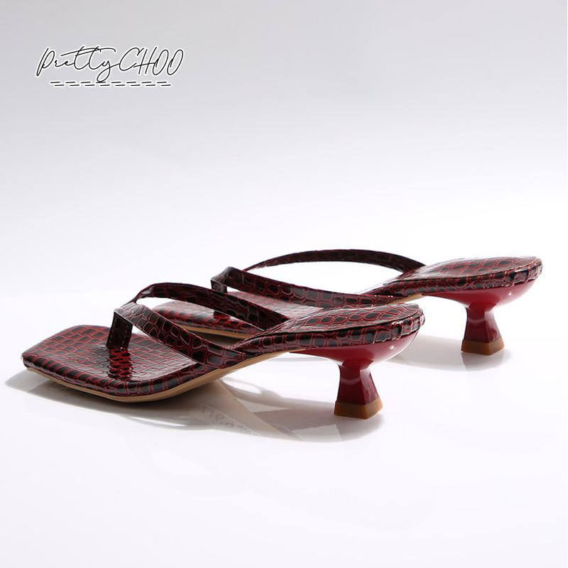 Crocodile Print Kitten Heel Fl - Men Shoes Size avaliação e preço